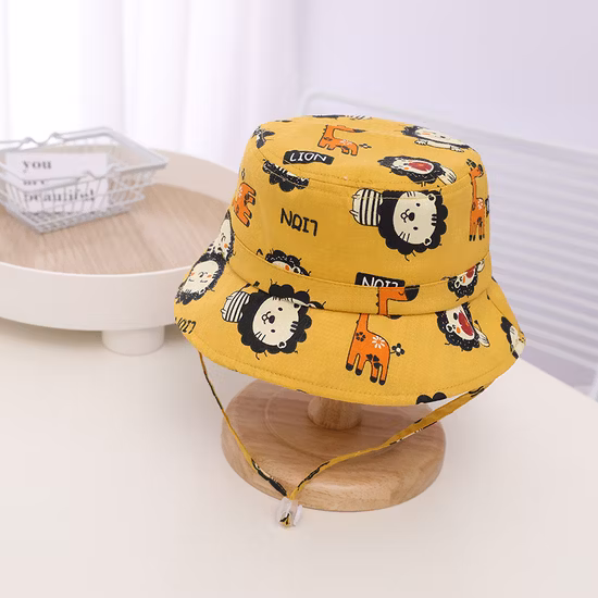 Cappello da bambino con protezione solare reversibile per bebè reversibile con stampa completa per bambina e bambino in stile diverso personalizzato